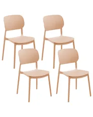Set di 4 sedie da giardino TUPIZA Beige_1077438
