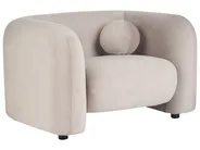Set da salotto 4 posti LEIREN Velluto Tortora_919498