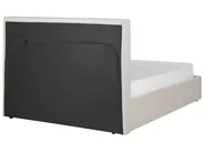 Letto contenitore VION Tessuto Beige chiaro 140 x 200 cm_901829