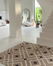 Tappeto ESENCIK Beige 160 x 230 cm Iuta_1171204