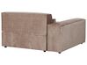 2-seters modulær sofa stoff Brun HELLNAR_912210