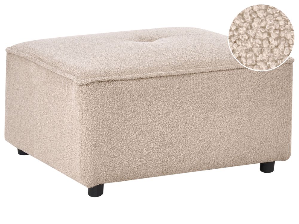 Ottoman AXEBO Boucle Beige