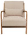 Fabric Armchair Beige SKOVDE_927138