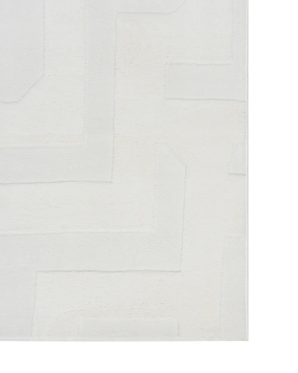Rug GINGERA Off-White 160 x 160 cm_1124675