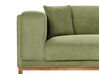 4 Seater Cord Sofa Green VENG_934557