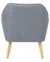 Fabric Armchair Grey LOKEN_697315