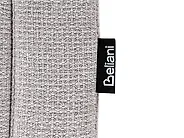 Bett mit Stauraum ohne Kopfteil DINAN Stoff Hellgrau 120 x 200 cm_1188191