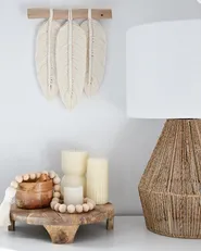 Table Lamp MALEWA Paper Rope Natural_915709
