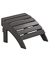 Garden Footstool ADIRONDACK Dark Grey