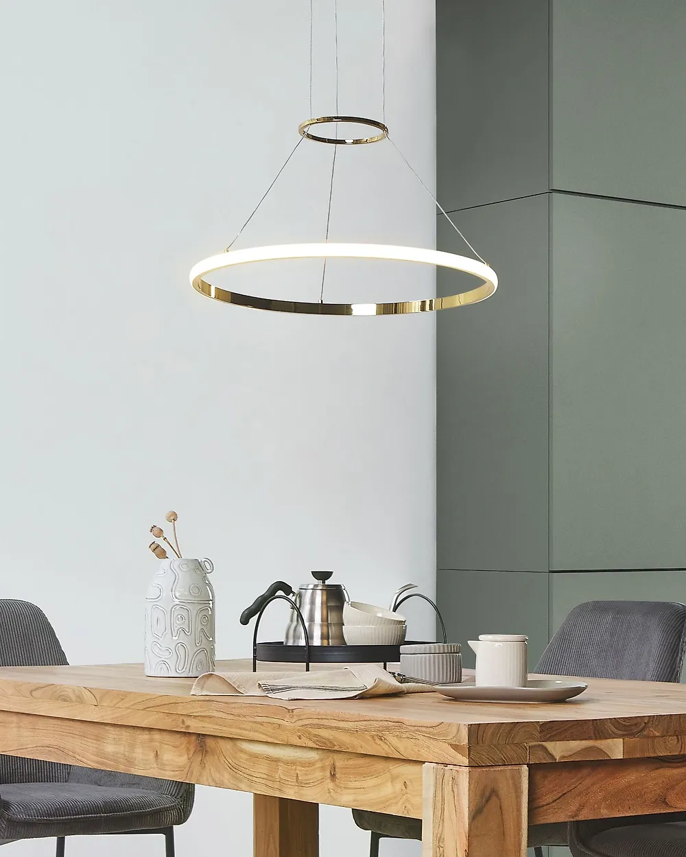 Lampe LED suspendue TANO Métal Doré_1180354