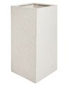 Vaso da fiori argilla beige chiaro 33 x 33 x 70 cm beige DION_700834