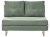 Sofa Bed 2 Seater JERSLEV Fabric Light Green