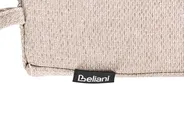 Garden Bench with Cushion SOVANA 120 cm with Storage Acacia Wood Beige_1110055