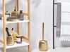 Badezimmer Set 4-teilig Keramik gold PINTO_788496