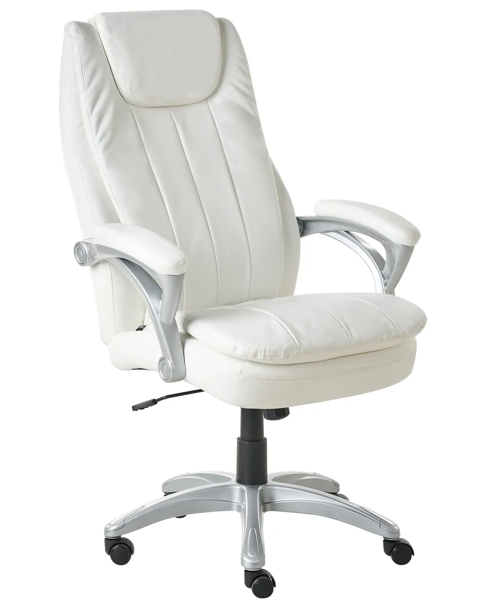 Executive Chair CHIEF Faux Leather Off-White - Main Image