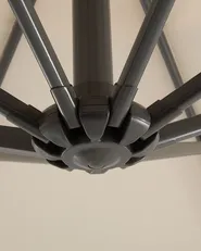 Umbrelă cu suport lateral 300 cm RAVENNA Bej deschis_372336