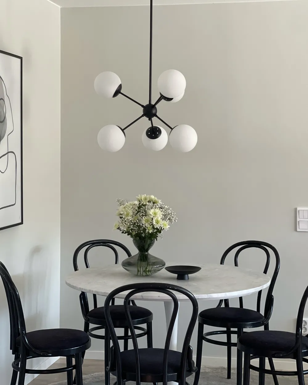 Ceiling Lamp ADAWRO Metal Black/ White_921074