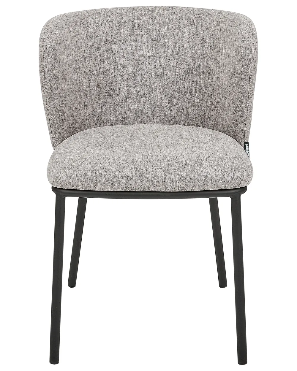 Set di 2 sedie da pranzo MINA Tessuto Grigio_872110