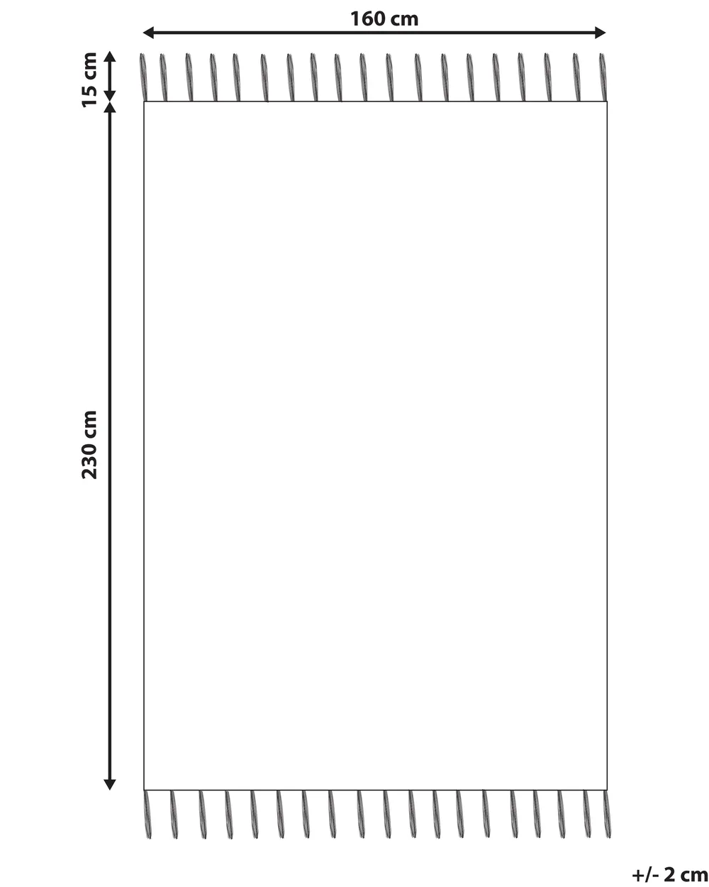 Tappeto per esterni TABIAT Grigio 160 x 230 cm_852872