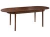Stół do jadalni rozkładany LARTO Jesion ciemny 180/220 cm 90 cm