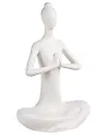 Rzeźba ogrodowa YOGHINA Kobieta 60 cm Biały