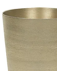 Wazon na kwiaty AMRIT 31 cm Metal Złoty_765781