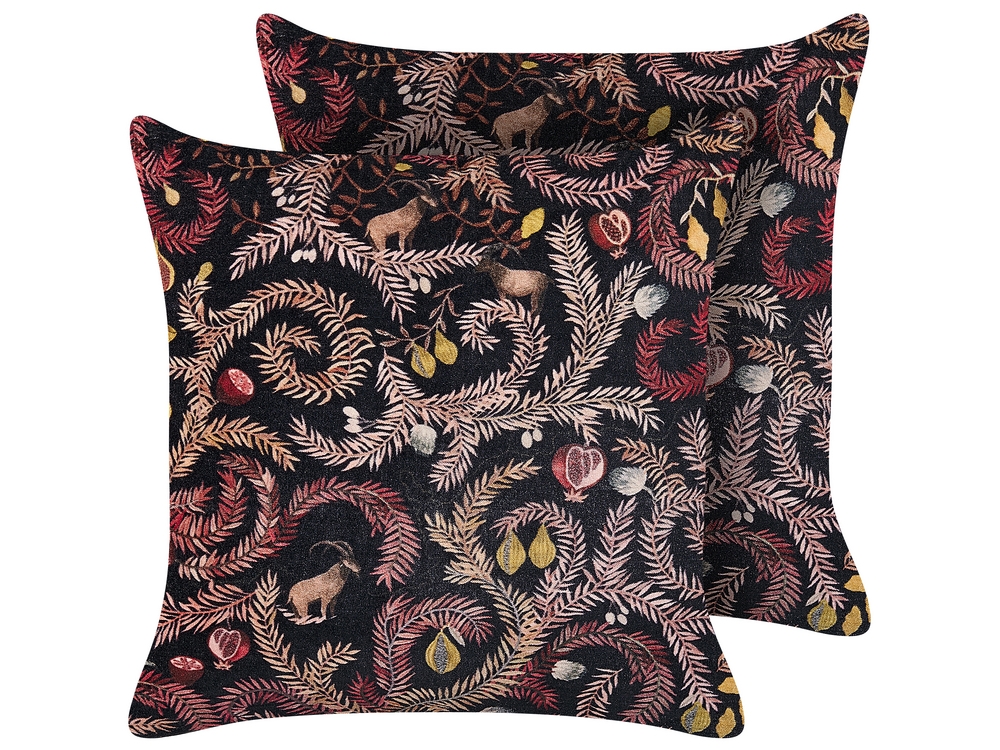 Black and pink cushions cheap