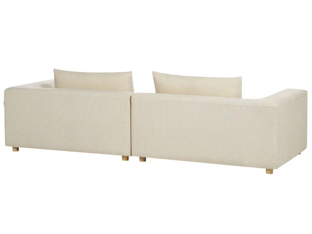 Sofa 3 Seater LERMON Fabric Beige_887705