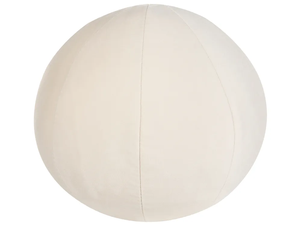 Sofa 3 Seater LEIREN Velvet Off-White_920761