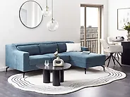 Ecksofa GLOSLI Stoff Marineblau linksseitig_1176442