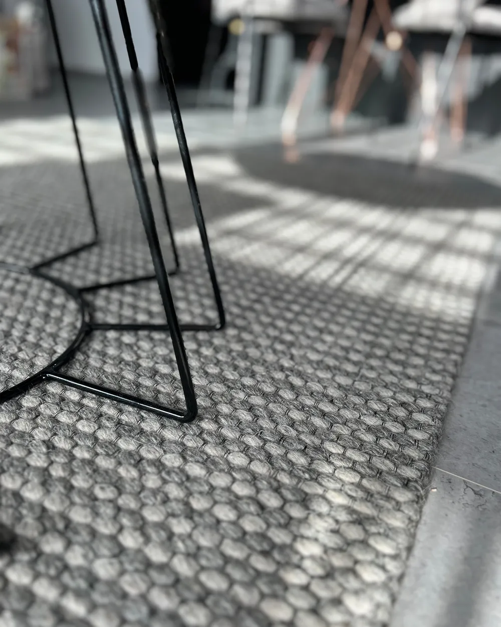 Rug KILIS Grey 160 x 230 cm Wool_977340