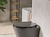 Toilet Seat PUTUMAYO  Slim Soft Close Duroplast Black