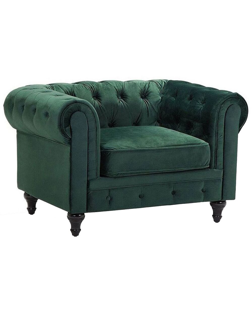 Green chesterfield armchair discount