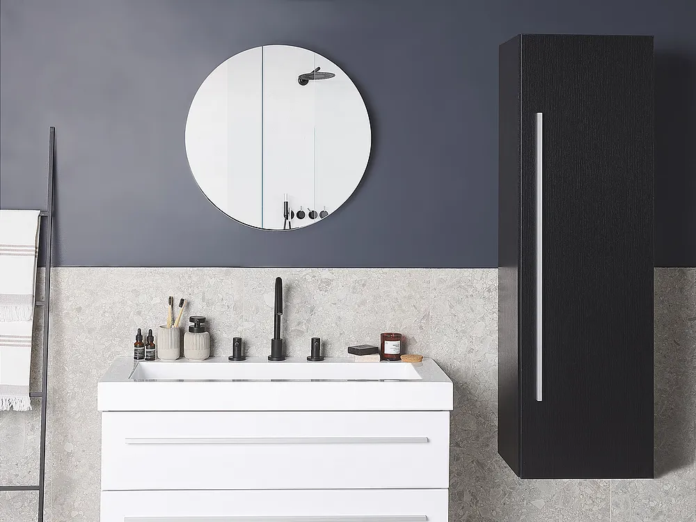 Bad-Wandschrank MATARO 40 cm Schwarz_1155171