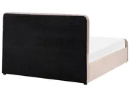 Ottoman Bed LUNAN Boucle Beige 140 x 200 cm (EU Double)_1048432