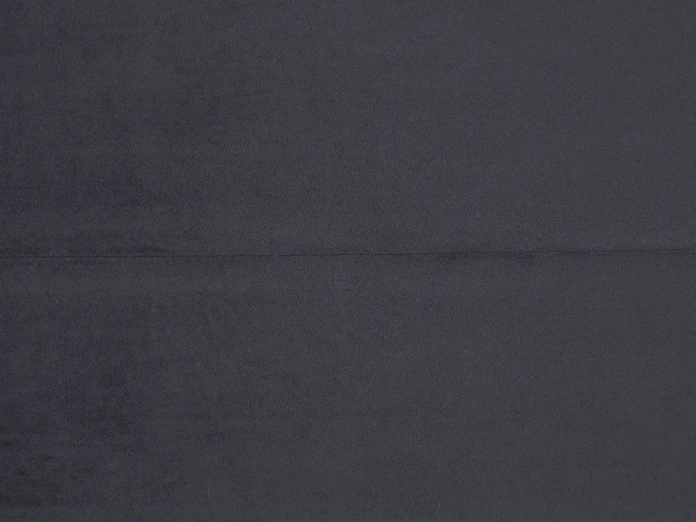 Bett mit Lattenrost Samtstoff BELLOU 160 x 200 cm Dunkelgrau_777640