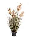 Sztuczna roślina MISCANTHUS GRASS 120 cm Brązowy