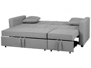 Divano letto 3 posti GLOMMA Tessuto Grigio chiaro_718058