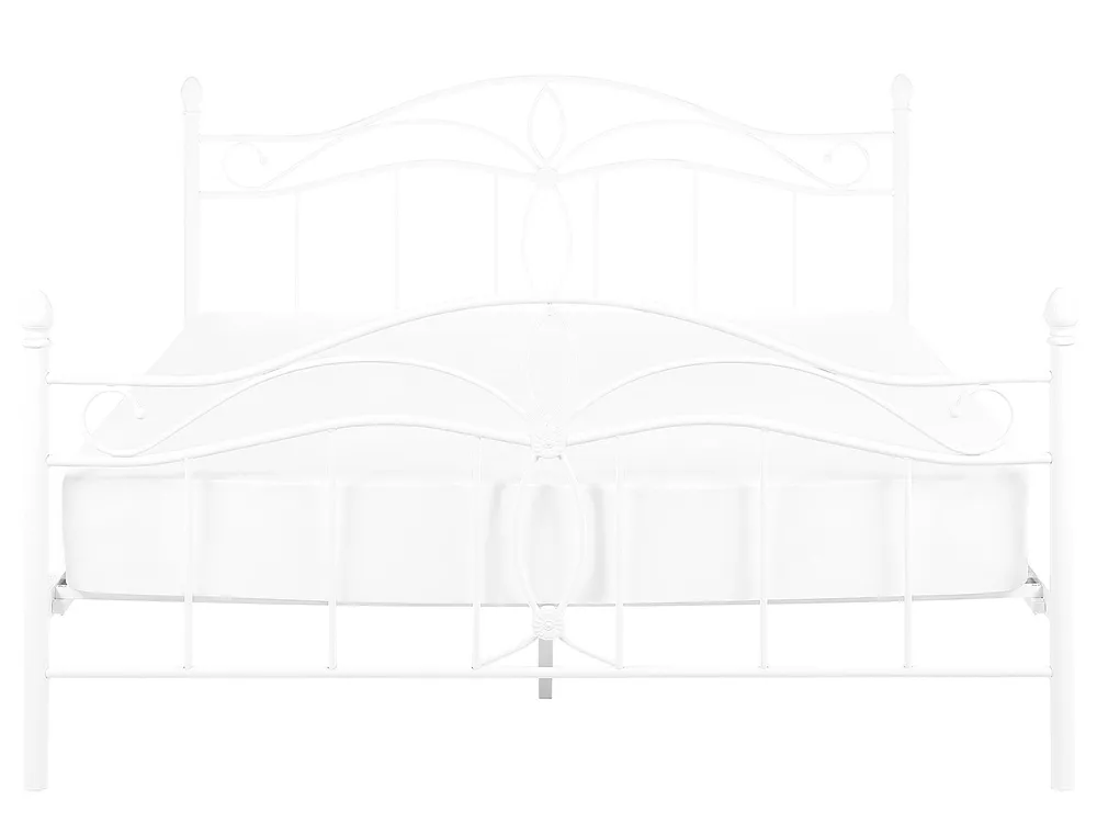 Bed Metal ANTLIA 160 x 200 cm (EU King Size) White_806613