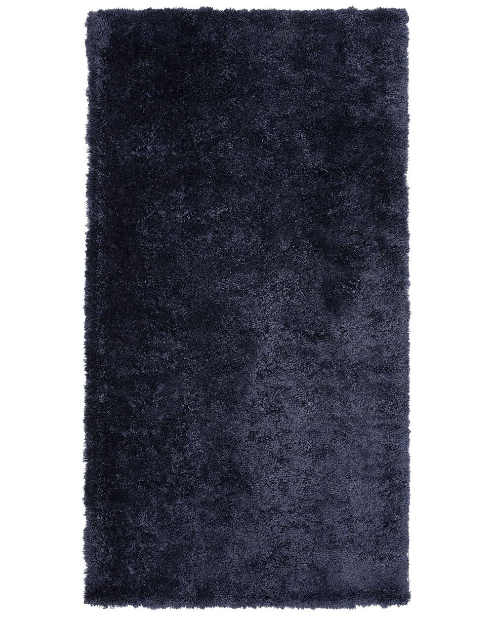 Alfombra de pelo largo EVREN Azul oscuro 80 x 150 cm