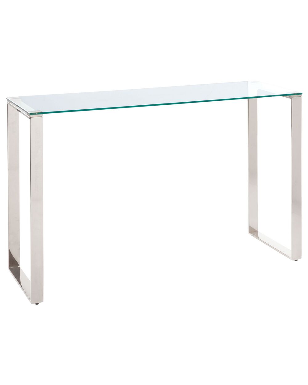 Consola TILON Vidrio templado Plateado
