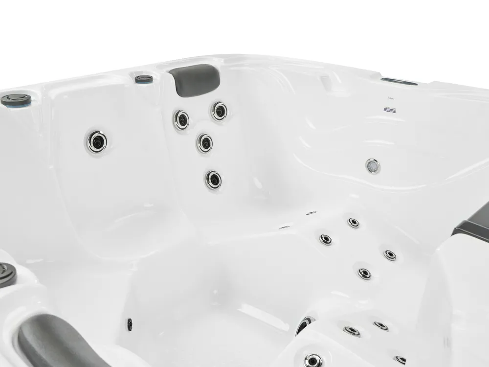 Vasca idromassaggio da esterno con LED AMARILLA Grigio_1082115
