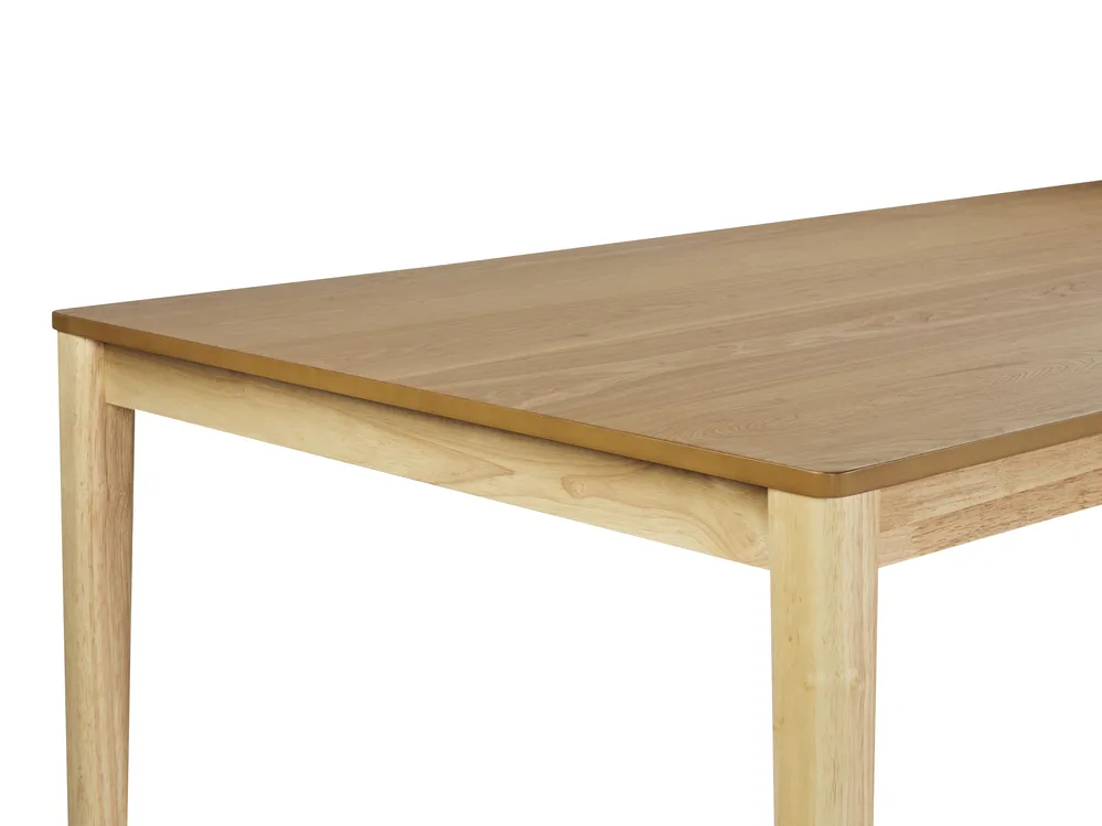 Dining Table ERMELO Natural Ash Wood 200 cm 100 cm_897117