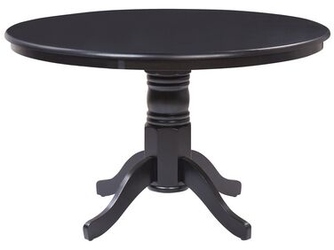 Round Dining Table ⌀ 120 cm Black AKRON