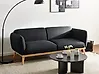 Sofa 3 Seater LJUNG Fabric Black