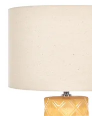 Table Lamp BALONNE Ceramic Yellow_822849