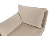 Right Hand Chaise Lounge Beige YERRES_926214