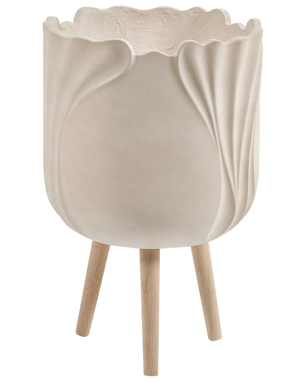 Elevated Flower Pot, ARPONE, Beige, DEF