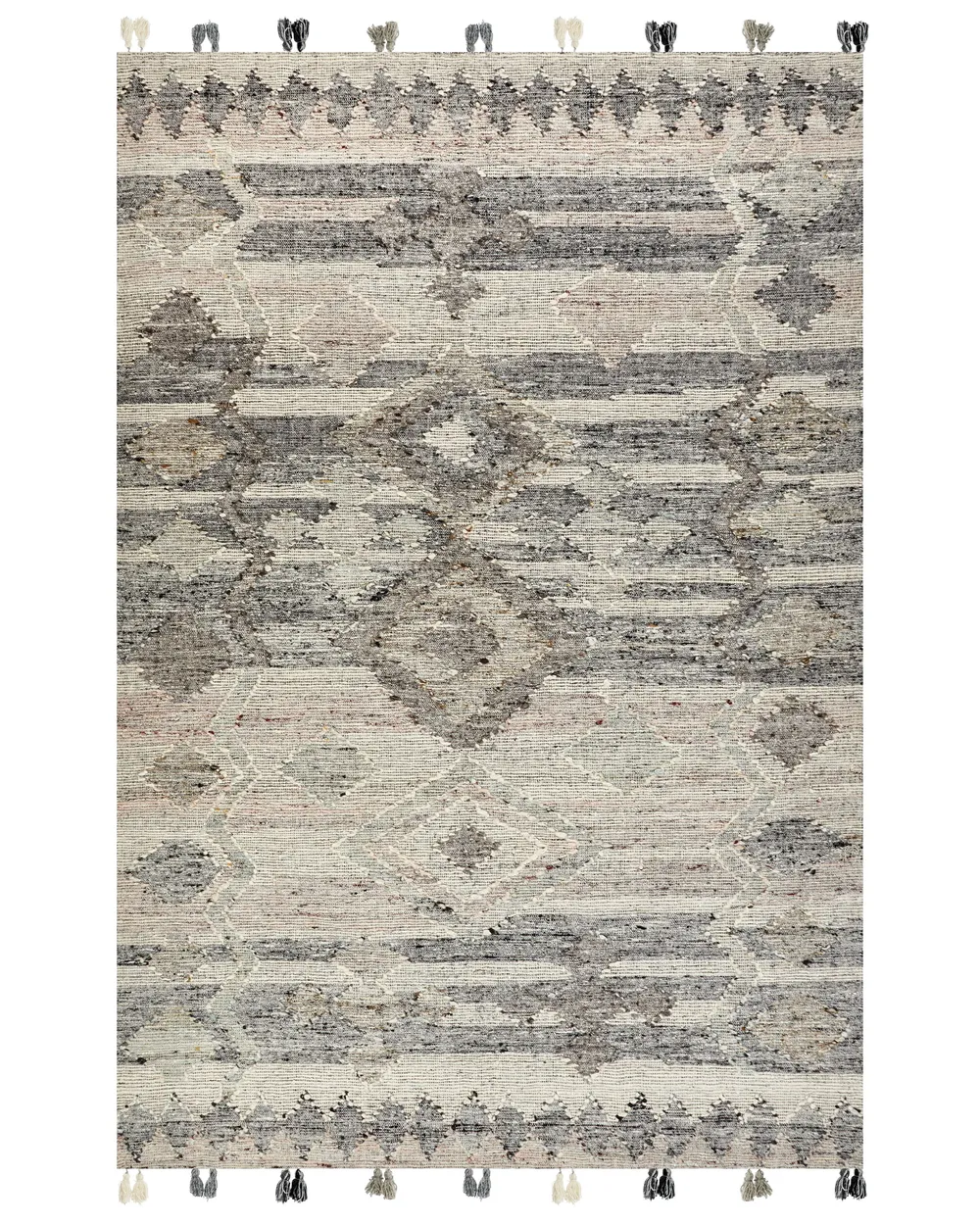 Vlnený kelímový koberec sivý ARATASHEN rôzne veľkosti