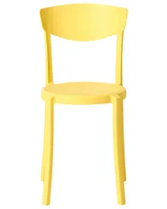 Set di 4 sedie da giardino VIESTE Giallo_1032889
